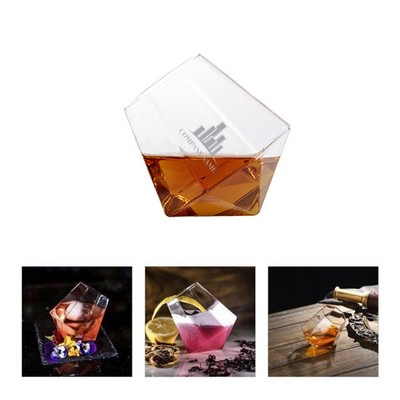 Diamond Shape Crystal Whiskey Tumbler