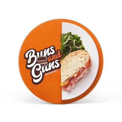 3.5" x 1.5mm Circular Pulpboard Coaster - Full color print - Single-sided