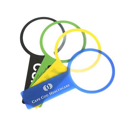 Custom Portable PVC Ultra-Thin Handheld Magnifier Visual Aid