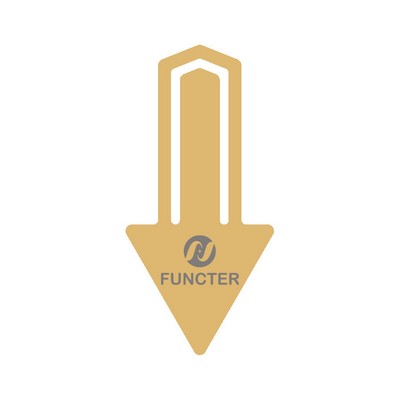 Arrow Shape Metal Bookmark Brass Bookmark Clip