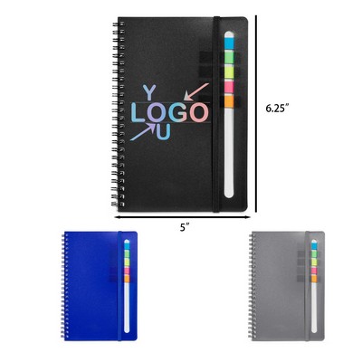 Academic Spiral Journal with Sticky Tabs