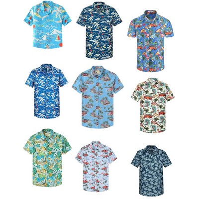 Cuban Collar Camp Shirt