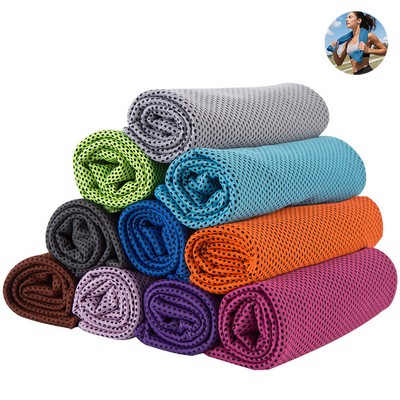 12"x32" Rectangular Recycled Cooling Towel