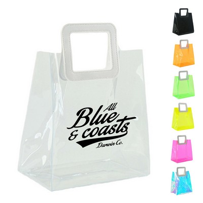 Clear See Through PVC Tote Bag