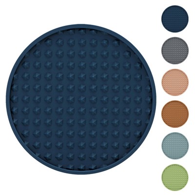 Grooved Silicone Drink Coaster