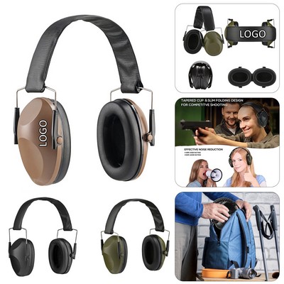 Foldable Tactical Noise Reduction Shooting Earmuffs