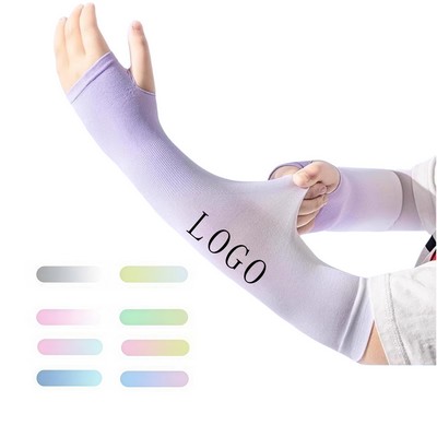 Gradient Long Ice Sleeve w/Thumb Hole