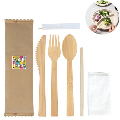 Disposable Bamboo Cutlery Sets