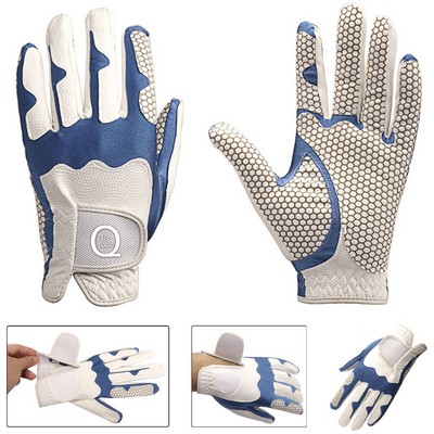 Durable Anti-Slip Silicone Velcro Sports Outdoor Golf Glove
