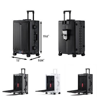 20" PC Suitcase with USB Ports and TSA Locks