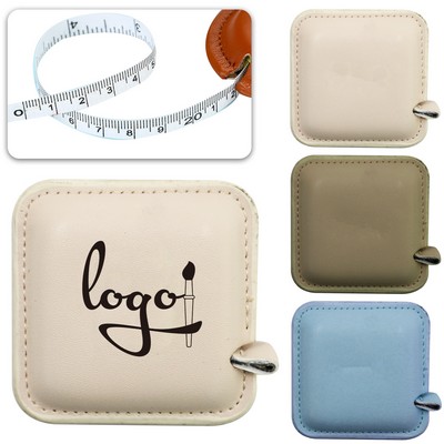 Pu Leather Measuring Tape With Customizable Logo
