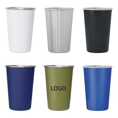 Heavy Duty 16oz Steel Pint Cup