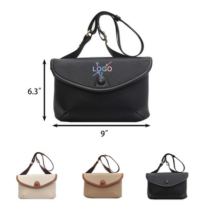 PU Fashionable Crossbody Messenger Bag