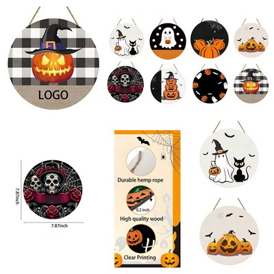 Halloween Round Pendant