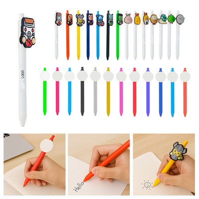 Cartoon PVC Doll Gel Pen