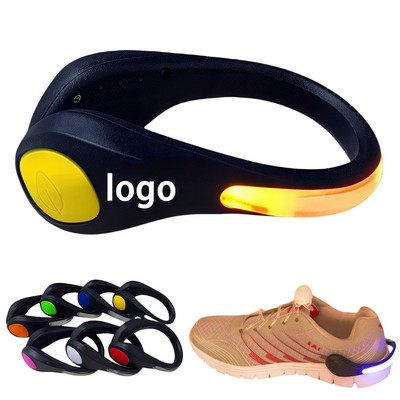 Custom LED Shoe Safety Clip Light – Weatherproof, Wide-Angle Visibility, 70+ Hour Battery