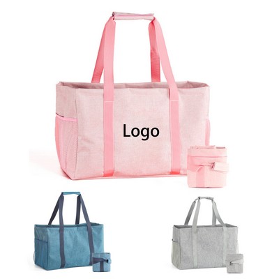 Folding Supermarket Shopping Tote Bag