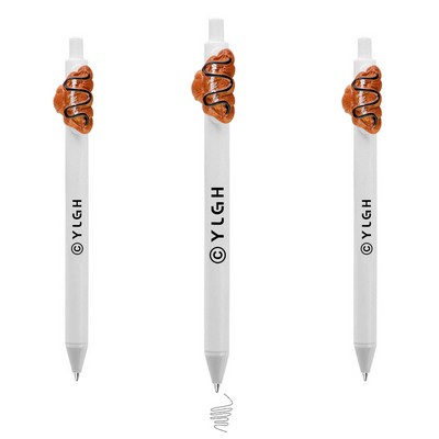 Click Activated Pen With Croissant