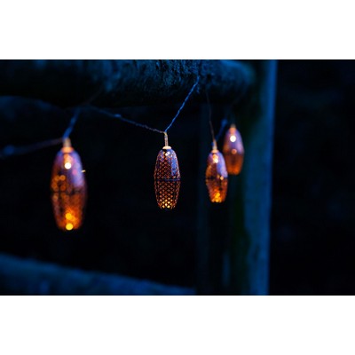 Allsop Home & Garden Marrakesh Copper Metallic String Light