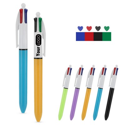 4-Color Retractable Ball Pens