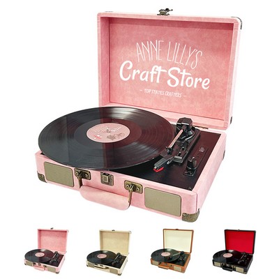 Portable Suitcase Turntable