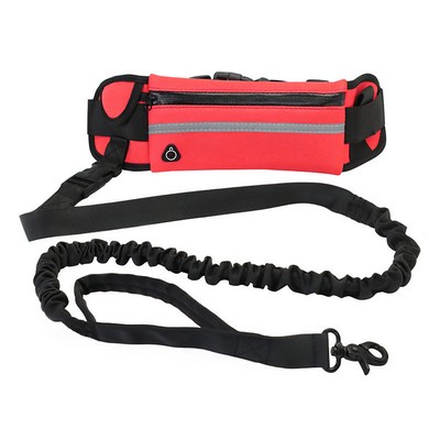 Retractable Dog Leash With Waist Bag