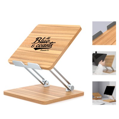 Adjustable Wood Laptop Stand
