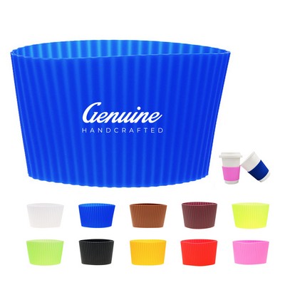 Heat-Resistant Silicone Coffee Cup Sleeve
