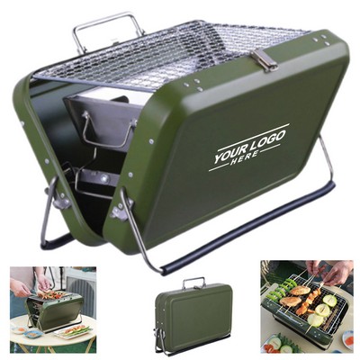 Luggage Type Barbecue Grill