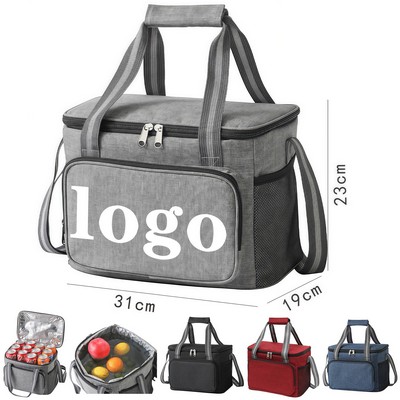4 Can Insulated PEVA Cooler Bag With Shoulder Strap