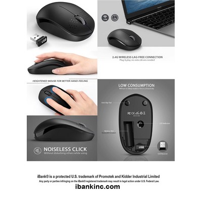 iBank ® Wireless Mouse for Laptop, PC, Tablet, Computer and Mac