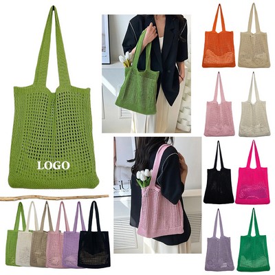 Handcrafted Crocheted Tote Bag