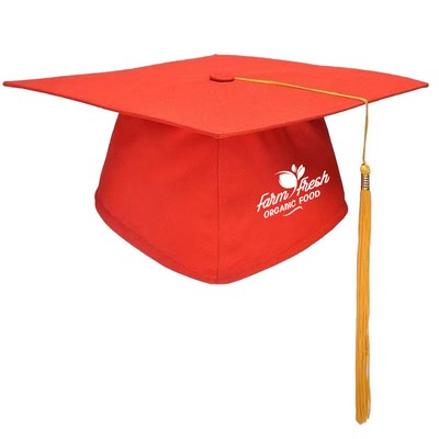 Adult Adjustable Unisex Graduate Cap with Tassel