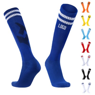 Anti-Slip Over-Knee Towel Soccer Socks