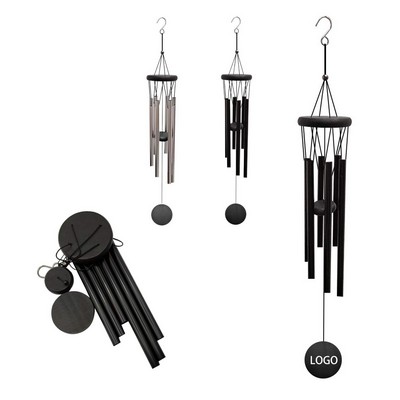 Wind Chimes- Large Deep Tone, 27" Wind Chime, 6 Aluminum Tubes