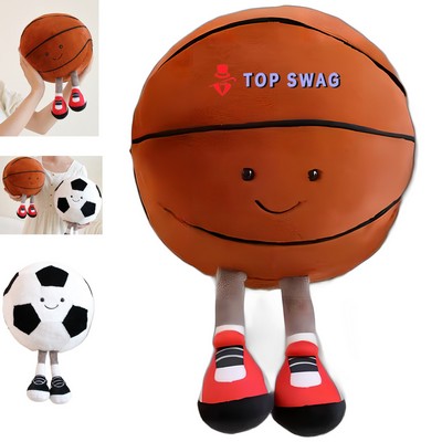 Basketball & Football Soft Plush Toy