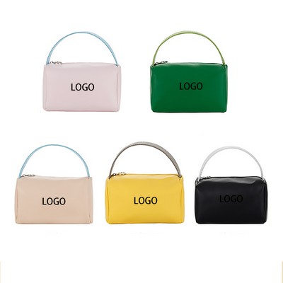 Portable PU Leather Travel Cosmetic Makeup Pouch