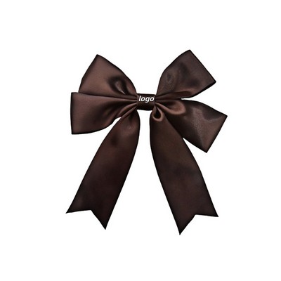 12cm Double Layer Polyester Tail Bow for Gift Packaging and Decor
