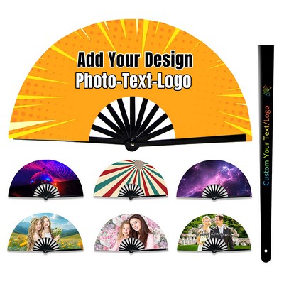 Personalized Boot On The Ground Folding Fan For Line Dancing