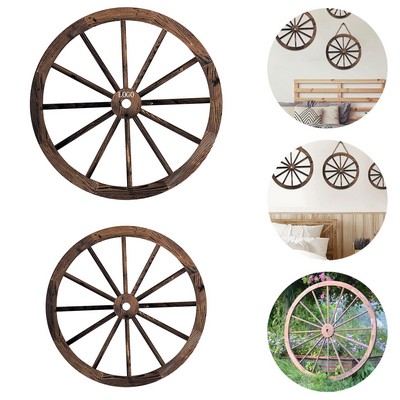 Rustic Wagon Wheel Wall Décor