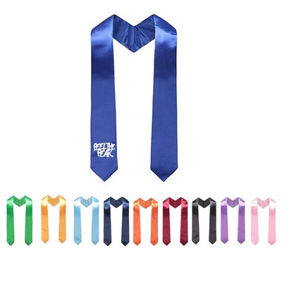 Unisex Plain Graduation Sash Graduation Stole