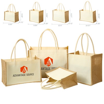 Breathable Jute Tote Bag