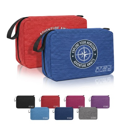 Heathered Hanging Toiletry Bag