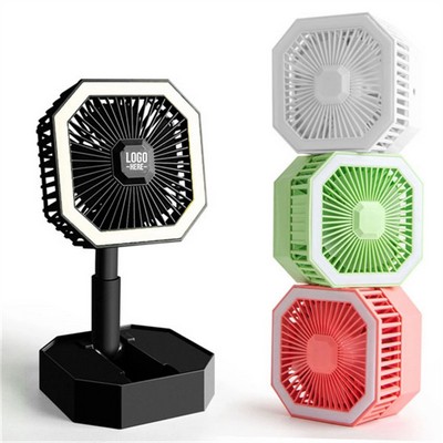 Foldable LED Desktop Fan