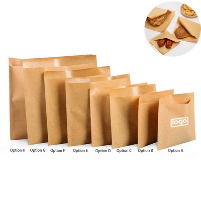 Disposable Brown Food Paper Bag