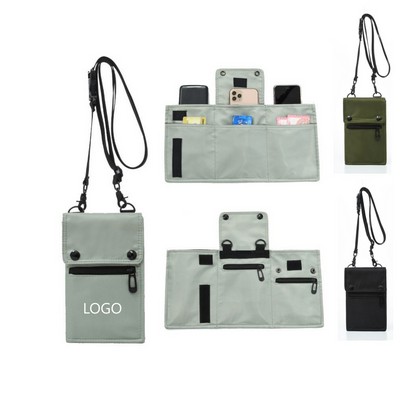 Long Keeper Anti Theft Neck Travel Wallet