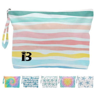 Waterproof Reusable Polyester Wet Dry Bag w/ Zipper