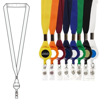Lanyard With Retractable Badge Reel
