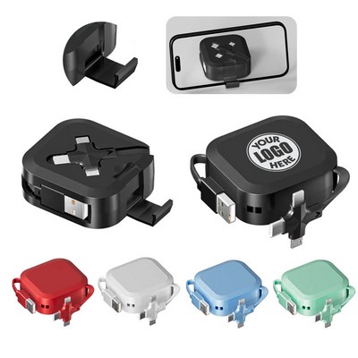 3-In-1 Retractable Charging Cable