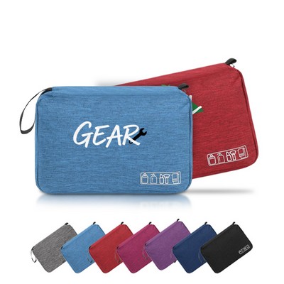 Heathered Hanging Waterproof Toiletry Bag